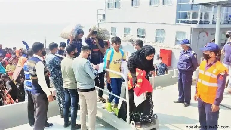 নতুন করে ভাসানচরে গেলেন ১৫৫ রোহিঙ্গা
