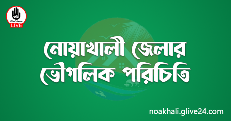 নোয়াখালী জেলার ভৌগলিক পরিচিতি